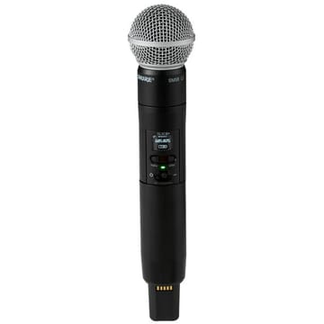 Shure SLXD2+/58=-G65 - rankinis siųstuvas su SM58 kapsule (470–606 MHz)