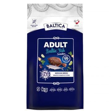 BALTICA Excellent Sensitive Baltic fish Medium breeds - sausas maistas šunims - 9kg