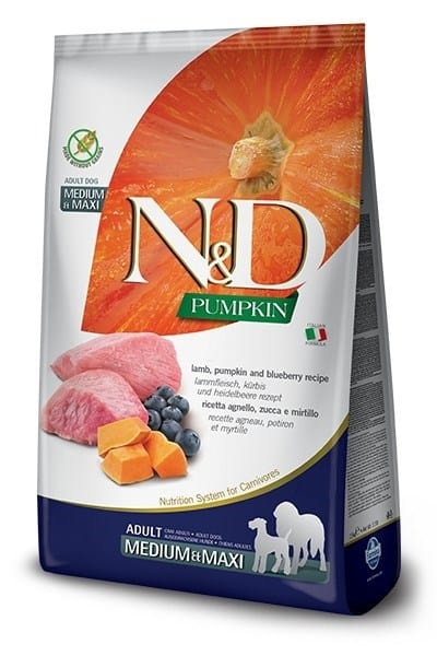 Farmina Pet Food 8010276033369 sausas šunų maistas 12 kg Suaugusių Mėlynės, Ėriena, Moliūgas
