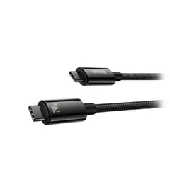 Kabelis Baseus Tungsten Gold USB-C į USB-C 480 Mb/s QC 240 W PD 2 m Juodas 4