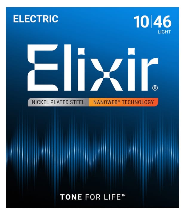 Elixir 12052 Light (10-46) NW - elektrinės gitaros stygos