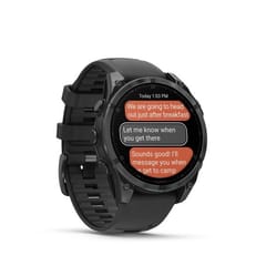 Garmin Fenix 8 3,56 cm (1.4") AMOLED 47 mm Skaitmeninis 454 x 454 pikseliai Lietimui jautrus ekranas Juoda „Wi-Fi“ GPS (palydovinis) 5