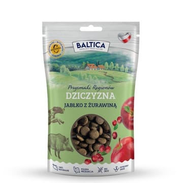 BALTICA Przysmaki regionów Venison with apple - skanėstas šuniui - 100g