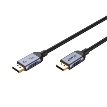 UNITEK C1626GY01-1M DisplayPort 2.1 kabelis Juoda