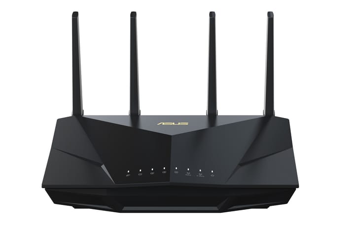 ASUS RT-AX5400 belaidis maršrutizatorius Gigabitinis eternetas Dviguba juosta (2,4 GHz / 5 GHz) Juoda