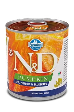 Šlapias šunų maistas - FARMINA N&D DOG LAMB&PUMPKIN&BLUEBERRY ADULT 285g