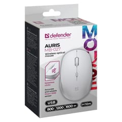 DEFENDER MOUSE AURIS MB-027 RF SILENT WHITE 52028 5