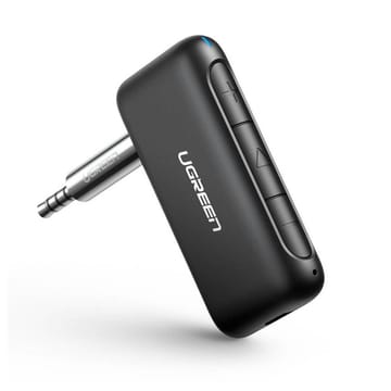 Ugreen CM276 Garso imtuvas Bluetooth 5.0 garso adapteris AUX lizdas Juodas