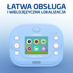 Vaikiškas fotoaparatas LAMAX InstaKid2 Play, mėlynas 6