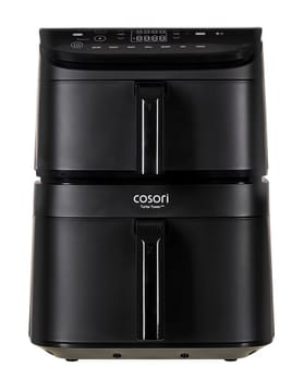 Cosori CAF-DC121-ADER Dvigubas 10,8 L Autonominės Karšto oro gruzdintuvė Juoda