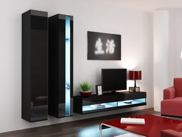Cama VIGO NEW5 CZ/CZ svetainės sekcija Spinta daiktams ir garso / vaizdo technikai laikyti