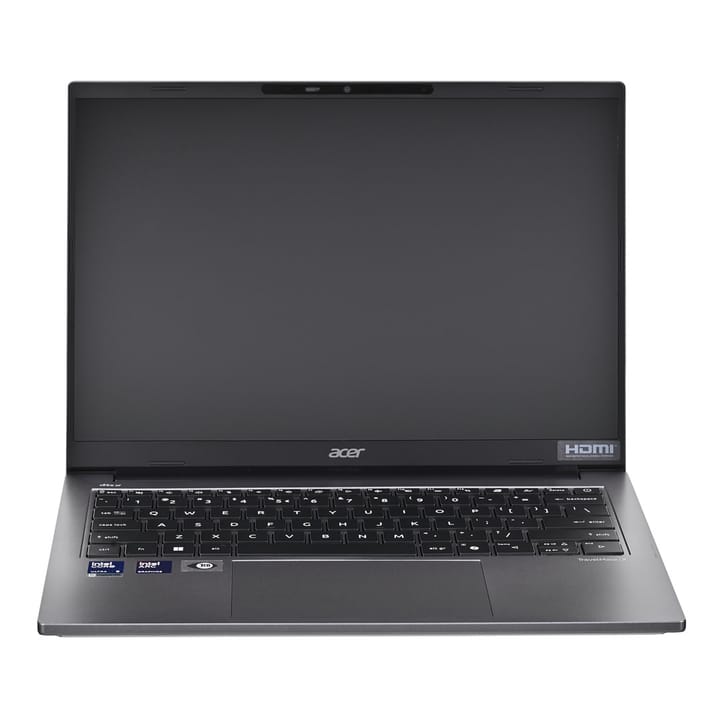 Acer TravelMate P4 TMX414-51-TCO Ultra 5 228V 14 colių WUXGA IPS300n U5 228V 32 GB LPDDR5X SSD512 Intel Arc 130V grafika WLAN+BT LAN kamera 1080p 65 Wh W11 Pro plieno pilkos spalvos 3 metų garantija su aptarnavimu vietoje