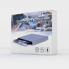 Gembird DVD-USB-021-SV Išorinis USB DVD įrenginys, sidabrinis 5