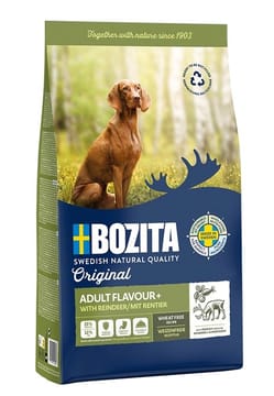 BOZITA Original Adult Flavour+ Reindeer - sausas maistas šunims - 12kg