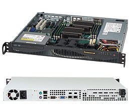 Supermicro SuperChassis 512F-350B1 Stovas Juoda 350 W
