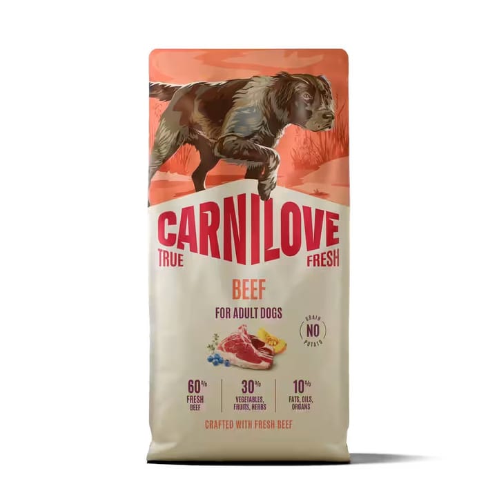 CARNILOVE True Fresh Beef - sausas maistas šunims - 12kg