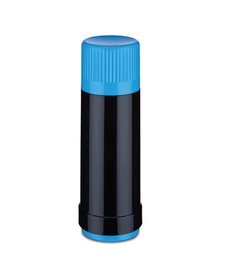 ROTPUNKT stiklinis termosas, talpa 0,500 l, juodas-el.-kingfisher (juoda-mėlynas)