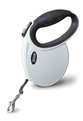 HILTON Smart dog M (20kg) - automatinis pavadėlis - balta-juoda - 4 m 2