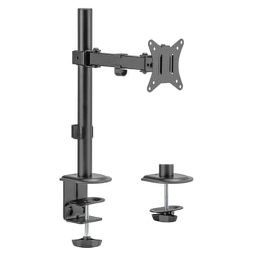 "Maclean MC-572N" LCD LED monitoriaus stalinio laikiklio laikiklis, laikiklis su viena ranka VESA 75x75 100x100 17-32" 9 kg reguliuojamas