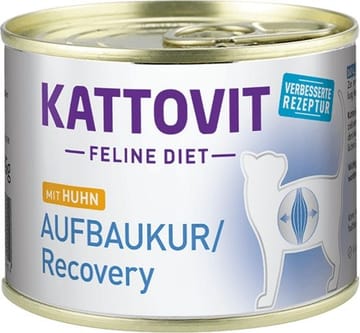 KATTOVIT Feline Diet Aufbaukur Recovery - šlapias kačių maistas - 185g