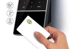 "Safescan TimeMoto TM-838 SC" darbo laiko apskaitos sistema: RFID, PIN kodas, MIFAME, iDESfire, veido atpažinimas 3
