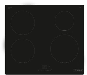 Bosch Serie 4 PUE611BB5E viryklė Juoda Įmontuoti 60 cm Indukcinė viryklė, padalyta į sritis 4 zone(s)