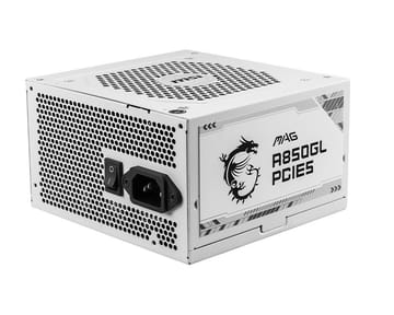 MSI MAG A850GL PCIE5 WHITE maitinimo blokas 850 W 20+4 pin ATX ATX Balta