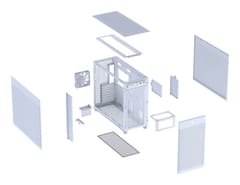 ASUS PRIME AP303 Mesh „Midi Tower“ Balta 7