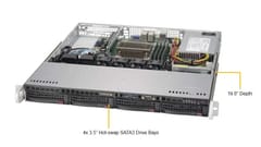 Actina 5901443345190 serveris 960 GB Stovas (1U) Intel Xeon E E-2314 2,8 GHz 16 GB DDR4-SDRAM 350 W 2