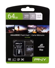 PNY PRO Elite 64 GB MicroSDXC UHS-I Klasės 10 6