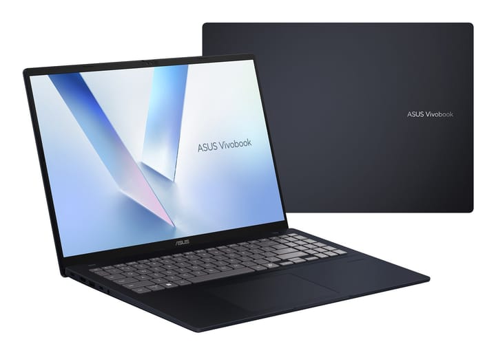ASUS Vivobook 16 X1607CA-MB110W Intel Core Ultra 5 225H Knyginis kompiuteris 40,6 cm (16") WUXGA 16 GB DDR5-SDRAM 512 GB SSD Wi-Fi 6 (802.11ax) Windows 11 Home Mėlyna