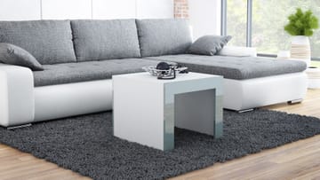 Cama TESS60 BI/SZ kavos staliukas, staliukas prie lovos, kitas mažas staliukas Kvadratinė 2 kojos