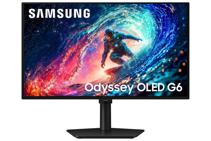 Samsung G61SH kompiuterio monitorius 68,6 cm (27") 2560 x 1440 pikseliai Quad HD OLED Juoda