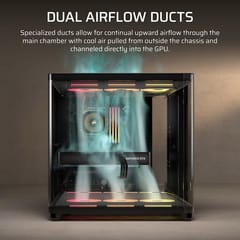 Corsair AIR 5400 LX-R RGB iCUE LINK „Midi Tower“ Juoda 5