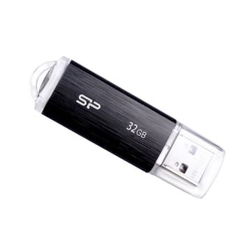 Silicon Power Ultima U02 USB atmintukas 32 GB USB A tipo 2.0 Juoda