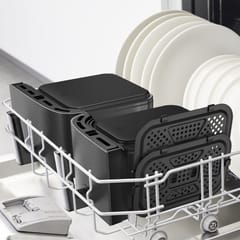 Tefal Easy Fry Dual XXL EY942HE0 gruzdintuvė Dvigubas 11 L Autonominės 2020 W Karšto oro gruzdintuvė Pilka 6