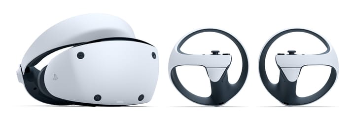 Sony PlayStation VR2 Specialus ant galvos dedams ekranas 560 g Juoda, Balta