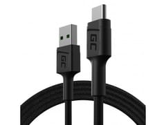 Green Cell KABGC22 USB kabelis USB 2.0 1,2 m USB A USB C 0,48 Gbit/s Juoda