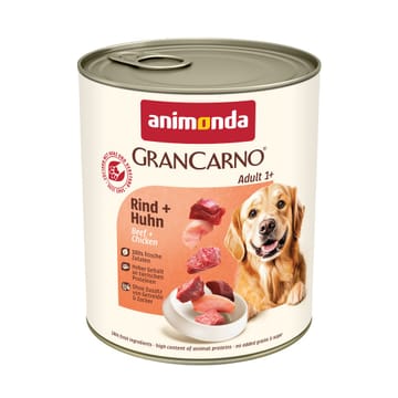 ANIMONDA GranCarno Beef with chicken - drėgnas ėdalas šunims - 800g