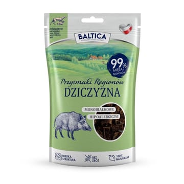 BALTICA Przysmaki regionu Game Mono - skanėstas šuniui - 80g