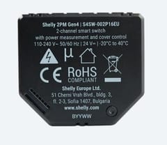 Shelly 2PM Gen4 dvigubas WiFi relė su energijos matavimu 3
