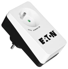 Eaton PB1F viršįtampių ribotuvas Juoda, Balta 1 AC išvestis(ys / čių) 220 - 250 V 4