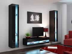 Cama VIGO NEW12CZ/CZ svetainės sekcija Spinta daiktams ir garso / vaizdo technikai laikyti 1
