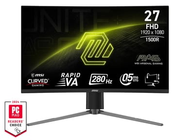 MSI MAG 276CPXF kompiuterio monitorius 68,6 cm (27") 1920 x 1080 pikseliai „Full HD“ LCD Juoda