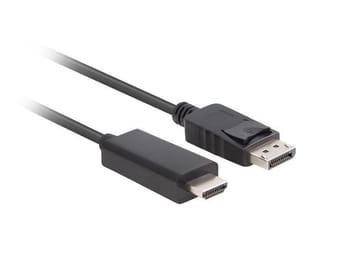 Lanberg CA-DPHD-11CC-0030-BK kabelių lizdinio / kištukinio jungčių tipo keitiklis DisplayPort HDMI Juoda