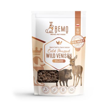 BEMO Cold Pressed Wild Venison Mono - sausas maistas šunims - 70g