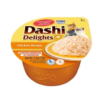 INABA Dashi Delights Chicken in broth - skanėstas katėms - 70g