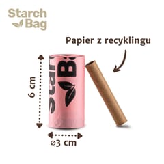 STARCH BAG - biokrepšiai išmatoms - 15 vnt 3
