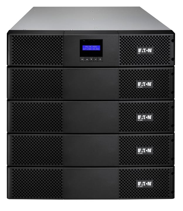 Eaton 9E2000IR nepertraukiamo maitinimo resursai (UPS) Dviguba konversija (prisijungus) 2 kVA 1800 W 6 AC išvestis(ys / čių)