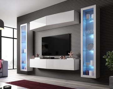 Cama VIGO SLANT 8 BI svetainės sekcija Spinta daiktams ir garso / vaizdo technikai laikyti